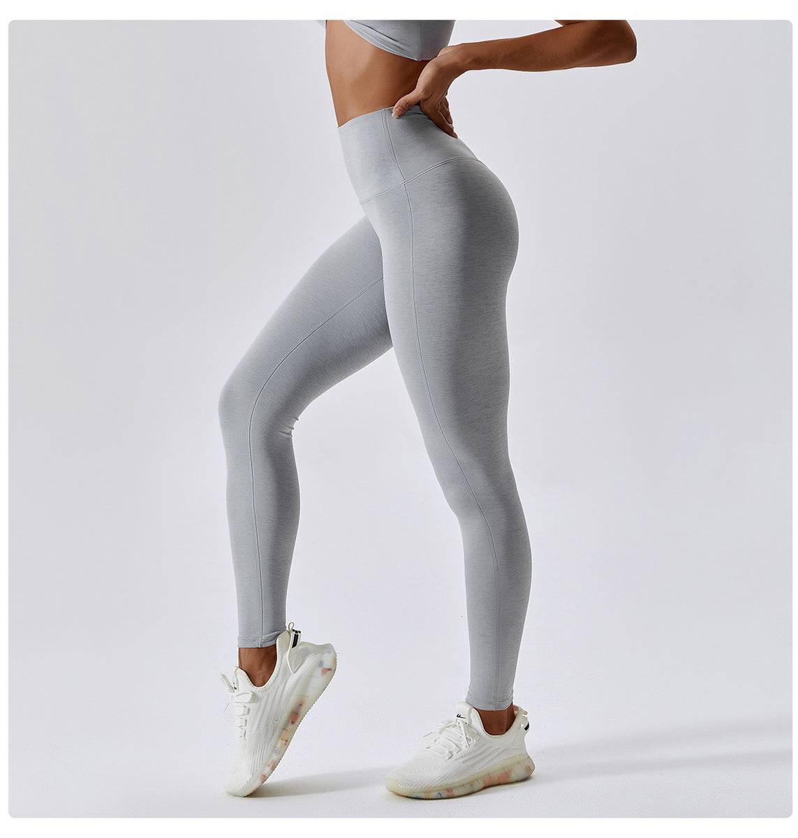 Silky Smooth Leggings (Grey) – peachiegood